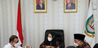 Sempena Hardiknas, Wagub Marlin, Evaluasi Pelaksanaan Pendidikan Saat Pandemi Wakil Gubernur Hj. Marlin Agustina dalam peringatan Hardiknas (Hari Pendidikan Nasional) tingkat Provinsi Kepri Tahun 2021 secara Daring, Senin (03/5) dari Gedung Graha Kepri Batam.