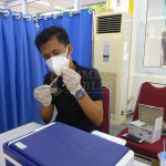 ARC bersama Polda Metro Jaya dan PMII NU Selenggarakan Program Vaksinasi Covid-19 di Islamic Cultural Centre Pihak Vaksinator dari Polda Metro Jaya yang ikut membantu program vaksin