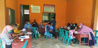 Sesuai Instruksi KSAL, TNI AL Ranai Gelar Serbuan Vaksinasi kepada Pelajar