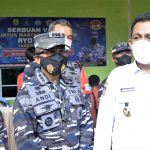 Lantamal IV Kembali Gelar Vaksinasi Tahap II di Kampung Bahari Nusantara