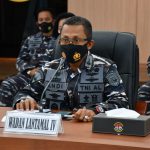 Pangkoarmada I Laksanakan Exit Briefing Melalui Vidcon Jelang Sertijab