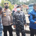 Lanal Dabo Singkep Tinjau Pelaksanaan Pilkades Serentak di Kecamatan Singkep Barat