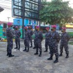 Batalyon Marinir Pertanahan Pangkalan IV Dukung Serbuan Vaksin Masyarakat Maritim