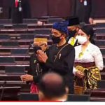 Presiden Joko Widodo Hadiri Sidang MPR Tahunan dengan menggunakan Baju Adat dari Badui