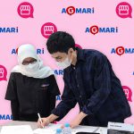 KATALOQ Bersama AGMARI Menyiapkan Lulusan SMK Berkualitas Direktur Program KATALOQ David Andrias bersama Ketua Umum AGMARI (Asosiasi Guru Marketing Indonesia Pebrizayanti, menandatangani kerjasama dalam pengembangan soft skill dan hard skill | Foto: Istimewa