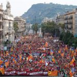 Tuntut Kemerdekaan Catalonia dari Spanyol, Ribuan Orang Berdemonstrasi di Barcelona