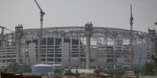 Stadum JIS Akan Diresmikan Bulan Desember ANTARA FOTO/Aditya Pradana Putra