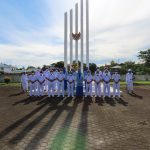 HUT ke-76 TNI AL, Lanal Batam Ziarah dan Tabur Bunga di Taman Makam Pahlawan