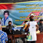 Hari Pertama Pelaksanaan Vaksinasi Ratusan Orang di Jayapura oleh TNI AL dan IPDN