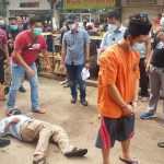 Polisi Gelar Rekontruksi Kasus Pembunuhan di Pasar TOS 3000 Jodoh Polisi Gelar Rekontruksi Kasus Pembunuhan di Pasar TOS 3000 Jodoh, Batam, Selasa (31/08/2021)