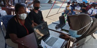 Genjot Sebaran Vaksin di Klaster PON XX Papua, Satgas TNI AL-IPDN Sasar 10 Titik Lokasi