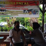 Hari Libur, TNI- AL Lantamal X Tetap Lakukan Vaksinasi di Gereja Katedral