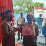 Baksos Alumni Akpol 1997/WP, Kapolda Kepri Cek Pelaksanaan Vaksinasi Massal di Ditpolairud Polda Kepri