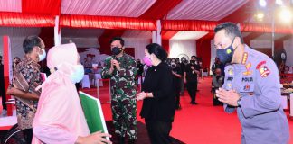 Tinjau Vaksinasi Massal Akabri 96, Kapolri: Terus Bekerja Keras Tanggulangi Covid-19