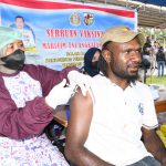 Ratusan Tim Relawan PON XX Papua 2021 Ikuti Serbuan Vaksin Maritim TNI AL