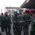 Danpuspom Angkatan Laut Kunjungi Mako Gurita Perkasa Yonmarhanlan IV Tpi