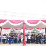 Mewakili Bupati Tanjung Jabung, Jeter Simamora, S. IP Hadiri Acara Peletakan Batu Pertama Pembangunan GKPJ