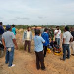 Berpotensi Rugikan Negara 2.44 Miliar Rupiah Terkait Pembebasan Tanah TPAD Tanjung Uban Selatan Ahli Waris saat pengukuran tanah bersama Pihak BPN Bintan