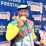 Atlet Dayung Riau Muzair dan Raudani Kembali Meraih Mendali Emas di PON Papua