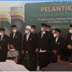 Acara Pelantikan PCNU Kota Kediri di Aula Al-Muktamar Ponpes Lirboyo Kota KediriMasa Khidmat 2021-2026