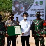 Danrem 033/WP Hadiri Upacara Penutupan TMMD ke-112 di Kampung Teluk Air Setokok Batam