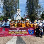 Sambut HDKD 2021 Rutan Kelas II Kabanjahe Upacara Ziarah Tabur Bunga di Makam Pahlawan