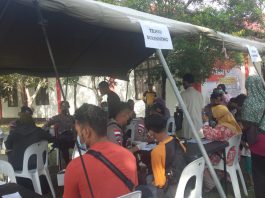 HUT ke-76, Satbrimob Polda Kepri Gelar Vaksinasi
