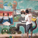 Wah! 20 Seniman Kepri Mengikuti Mural Festival di Underpass Pelita