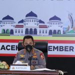 Akselerasi Vaksinasi di Aceh, Kapolri Minta TNI-Polri Sinergi dengan Tokoh Agama dan Adat Kapolri Jenderal Listyo Sigit. Foto: Humas Polri