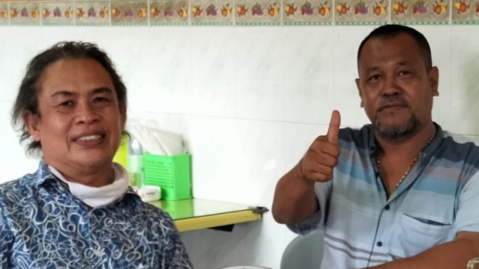 Wakil Ketua Umum APGEMA, Rama Hotlen Hotoguan Sagala (kanan) bersama Sekretaris Jenderal: Armin Ramdhani, Sabtu (20/11/21). Foto: Dok Humas APGEMA
