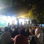 Jemaah PMJ Bersama Warga NU Ramaikan Maulid Nabi Desa Kedak Bersama Gus Lik Acara Maulid Nabi di depan Masjid Al-khidmah, Desa Kedak, Minggu (31/10/2021) Foto : Solihudin Yunus