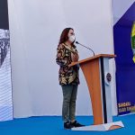 Perdana, Cen Sui Lan Komisi V DPR-RI Kunjungan Kerja Bandara Dabo Singkep Anggota komisi V DPR-RI, Cen Sui Lan saat memberikan kata sambutan di Unit Pelayanan Bandara (UPB) Dabo Singkep, Lingga, Sabtu (16/10/2021) (Foto/Ade)