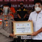 Polres Bintan Terima Penghargaan dari Plt Bupati
