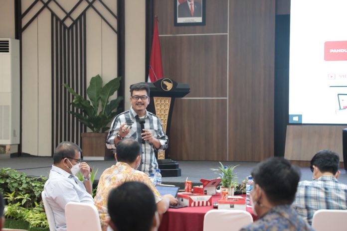 Diskusi interaktif pelaksanaan perizinan berusaha pada sistem OSS-RBA, Sabtu (4/12/21). Foto: Dok BP Batam