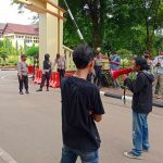 Aliansi Mahasiswa Pemerhati Keadilan Gelar Aksi di Mapolda Sulsel