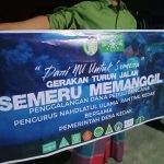NU Desa Kedak Beserta Pemerintah Desa Kedak Gelar aksi Donasi Turun ke Jalan Peduli Erupsi Gunung Semeru