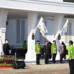 Pimpin Upacara Hari Jadi Kabupaten Sergai ke 18, Bupati Sampaikan Capaian Kinerja