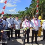 Bupati dan Wabup Sergai Resmikan Jembatan Desa Penggalangan