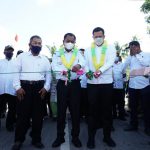 Ruas Jalan Sei Parit-Pematang Ganjang Selesai Diaspal, Bupati Sergai Gelar Acara Syukuran