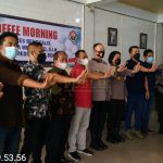 Coffee Morning Dengan Puluhan Wartawan, Kapolres Bengkalis Riau:Pers Mitra Polri