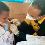 Lagi, Bid Dokkes Polda Kepri Salurkan 1.233 Dosis Sinovac Vaksinasi Merdeka Usia 6 – 11 Tahun Kerjasama RS Bhayangkara