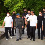 Sebelum Pertemuan Dengan PM Singapura, Presiden Jokowi, Gubernur Ansar dan Para Mentri Olahraga Pagi