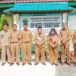 Kunker di Kecamatan Singbar, Ini Kata Kadisdikpora Lingga dan Kepsek SMPN 1 Singbar