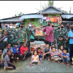 Lanud Silas Papare Kerahkan Personel Bantu Penanganan Banjir di Jayapura