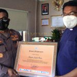 Polsek Lubuk Baja Terima Penghargaan dari Jaringan Peduli Migran Perempuan dan Anak Kota Batam