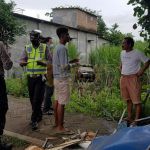 Belum Mahir Berkendara, Pemuda Tabrak Lapak Pedagang di Kediri