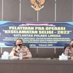 Maksimalkan Operasi Keselamatan Seligi 2022, Polres Lingga Laksanakan Latihan Pra Ops