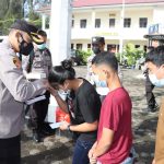 Persiapan Pengamanan, Polres Tanah Karo Berikan Tali Asih Kepada Anak Yatim Sekaligus Doa Bersama