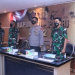 Wakapolda Kepri Ikuti Rapim TNI- Polri Tahun 2022, Simak Paparan Presiden Joko Widodo Secara Virtual