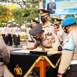 Kapolres Kediri Kota Pimpin Serah Terima Jabatan